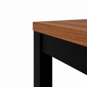 Ver imagem 7 de Mesa Cozinha e Refeitório 180cm x 90cm Pés Metal com 6 Cadeiras Siena Pés Madeira Casa Lar