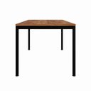 Ver imagem 5 de Mesa Cozinha e Refeitório 180cm x 90cm Pés Metal com 6 Cadeiras Siena Pés Madeira Casa Lar