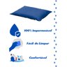 Cama Pet Colchonete Azul Totalmente Impermeável Dupla Face Cachorro Cães e Gato Tamanho G - 2