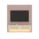 Ver imagem 2 de Home Supremo Slim/Native Ripado 174 cm - Rosa Sonho/Branco/Tela Rattan Creme