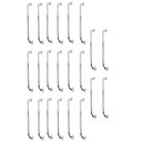 Ver imagem 1 de Alça de Apoio Inox 70cm Barra Kit 22 Unidades Acessibilidade Idoso Gestante Banheiro Anti Queda Supo