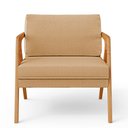 Ver imagem 6 de Kit 2 Poltronas Decorativa para Sala Pietra Estrutura de Madeira L02 Linho Bege Escuro - Lyam