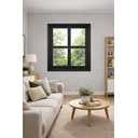 Ver imagem 1 de Vitro Pivotante Quadriculado Preto 100x40 Linha 25