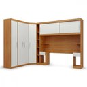 Ver imagem 1 de Guarda Roupa de Canto Modulado Casal Freijo Off White Batrol Freijo com Off White