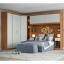 Ver imagem 7 de Guarda Roupa de Canto Modulado Casal Freijo Off White Batrol Freijo com Off White