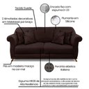 Ver imagem 7 de Sofá Amsterdam 2 Lugares 1,60 Suede - Lucadi Home