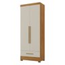Armário Multiuso 100% MDF 2 Portas 1 Gaveta Smart Espresso Móveis - 2