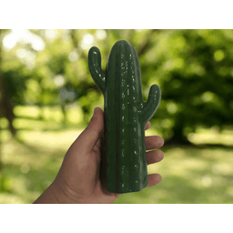 Enfeite e Decoração Vaso Cachepot Lhama e Cacto em Cerâmica - 3