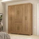 Ver imagem 2 de Conjunto Quarto Guarda Roupa e Comoda Terni Amendola