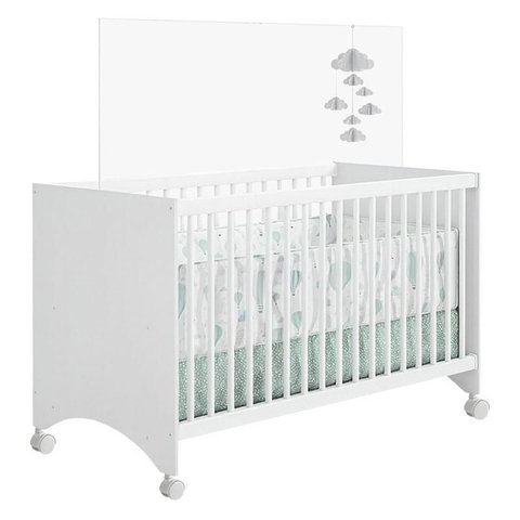 Berço Nacional Gutti Branco Brilho – Móveis Estrela