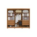 Ver imagem 2 de Guarda Roupa Casal Kappesberg 6 Portas 6 Gavetas Cb03n566 Cor Canela
