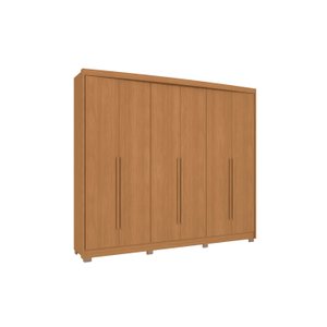 Guarda Roupa Casal Kappesberg 6 Portas 6 Gavetas Cb03n566 Cor Canela