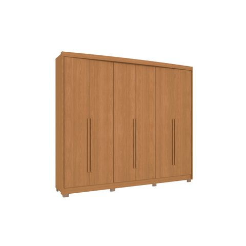 Guarda Roupa Casal Kappesberg 6 Portas 6 Gavetas Cb03n566 Cor Canela