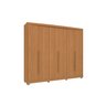 Guarda Roupa Casal Kappesberg 6 Portas 6 Gavetas Cb03n566 Cor Canela - 1