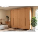 Ver imagem 4 de Guarda Roupa Casal Kappesberg 6 Portas 6 Gavetas Cb03n566 Cor Canela