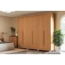 Guarda Roupa Casal Kappesberg 6 Portas 6 Gavetas Cb03n566 Cor Canela - 4