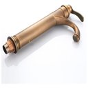 Ver imagem 5 de Torneira Pia Cuba Banheiro Lavabo Monocomando Bronze Retrô