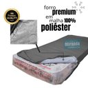 Ver imagem 6 de Capa Colchão Solteiro Impermeável Hospitalar com Zíper - Cinza 78x188x18cm