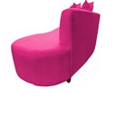 Ver imagem 5 de Namoradeira Sofá Feijão Suria Orgânica Veludo Rosa Pink