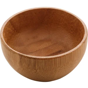 Molheira de Bambu Lyor Verona 50ml Bowl 6,5x3,5cm Mesa Posta Pote Petisco