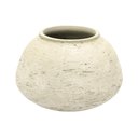 Ver imagem 1 de Vaso Decorativo Rustico de Cimento Cinza Claro 17x23cm
