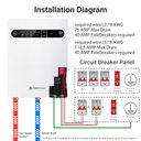 Ver imagem 5 de Amzchef Aquecedor de Água Instantâneo sem Tanque 27kw 240v com Display Led