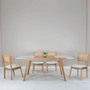 Ver imagem 2 de Mesa de Jantar Elástica Embaú Amêndoa Fendi 140cm