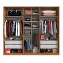 Ver imagem 2 de Roupeiro Herval Ph 1720 Cor Nogueira Com Espelho:Marrom