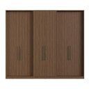 Ver imagem 1 de Roupeiro Herval Ph 1720 Cor Nogueira Com Espelho:Marrom