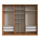 Ver imagem 3 de Roupeiro Herval Ph 1720 Cor Nogueira Com Espelho:Marrom