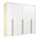 Ver imagem 1 de Guarda-Roupa de Bebê 6 Portas Modulados Branco/Nature
