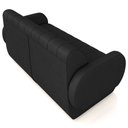 Ver imagem 7 de Sofá 2 Lugares Sala Living Orgânico 168cm Fávara K01 Veludo Preto - Lyam Decor