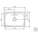 Ver imagem 2 de Cuba Tramontina Morgana 60fx Undermount