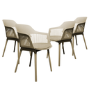 Ver imagem 1 de Kit 4 Cadeiras de Jantar Design Marcela Fendi com Estofado