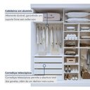 Ver imagem 5 de Guarda Roupa Casal 4 Portas e 4 Gavetas 100% MDF Versátil