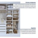 Ver imagem 7 de Guarda-roupa 4 Portas 100% Mdf Versátil