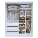 Ver imagem 4 de Guarda-roupa 4 Portas 100% Mdf Versátil