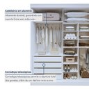 Ver imagem 5 de Guarda-roupa 4 Portas 100% Mdf Versátil