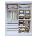 Ver imagem 4 de Guarda Roupa Casal 4 Portas e 4 Gavetas 100% MDF Versátil