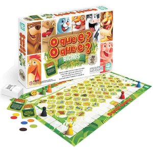 Jogo de Tabuleiro O que É? O que É? Bichos - Nig