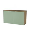 Ver imagem 2 de Gabinete de Banheiro 110cm x 65cm Nature Verde/Carvalho