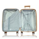 Ver imagem 3 de Kit Conjunto 3 Malas Rígidas de Polipropileno 360° com Tsa - Gladiador P1c3 Cor:rose