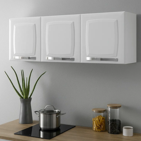 Armário Suspenso Aço Cozinha Lavanderia Aéreo Multiuso Itatiaia