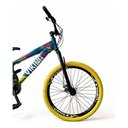 Ver imagem 2 de Bicicleta TUFF25 Aro 26 Alumínio 21 Marchas Freio a Disco Viking-X Azul Amarelo