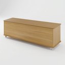 Ver imagem 3 de Baú Banco para Quarto 44,5cm x 135cm Luca Marrom/Hannover