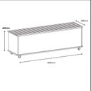 Ver imagem 4 de Baú Banco para Quarto 44,5cm X 135cm Luca