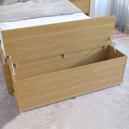 Baú Banco para Quarto 44,5cm X 135cm Luca - 5