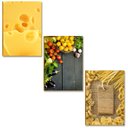 Ver imagem 1 de Kit 3 Placas MDF Temática Gastronômica para Parede LN3