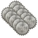 Ver imagem 1 de Disco de Corte Serra Circular para Madeira 24 Dentes 110x20mm | Fertak | Kit 10 Un