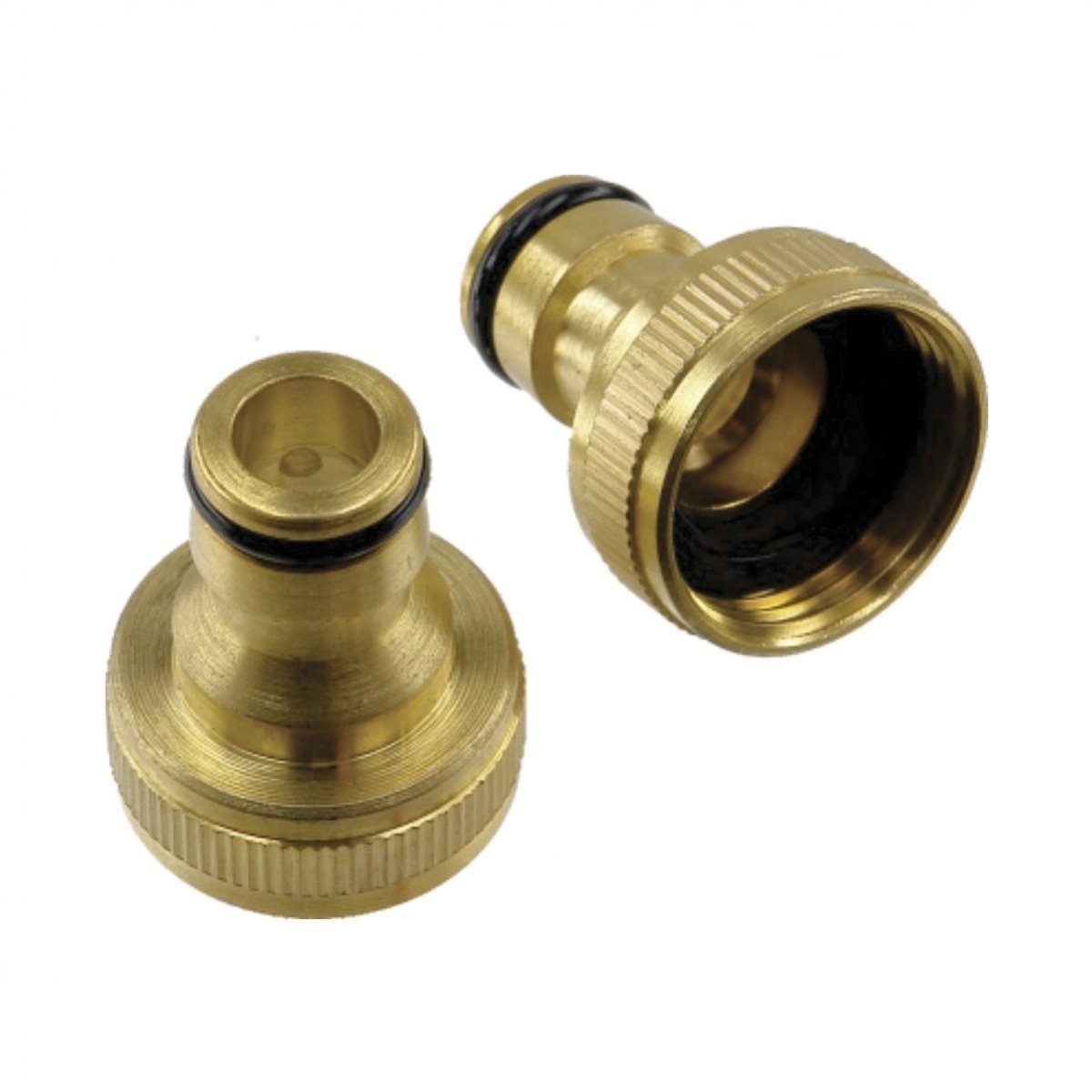 Kit 1 Conector Engate Ráp Latão 3/4" +1 Engate Rápido 1/2" - 1